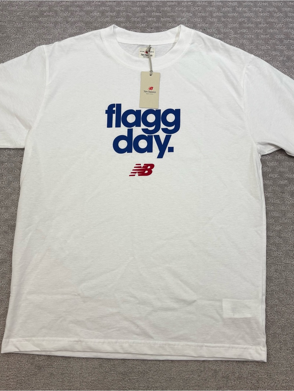 New Balance Cooper Flagg Made In USA "Flagg Day" Men's Sz M T-Shirt Dallas